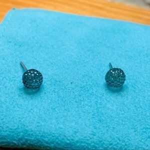 Large stud Disco ball earrings